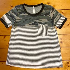 Vanilla Bay Camo tee